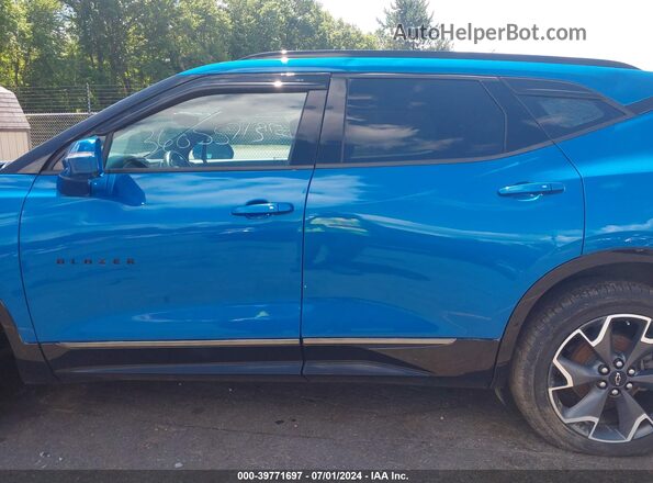 3GNKBKRS1LS650446 2020 CHEVROLET BLAZER Blue Vista interior trasera