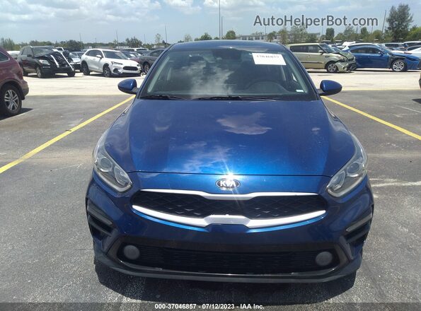 3KPF24AD6ME271395 2021 KIA FORTE Синий Вид щитка приборов