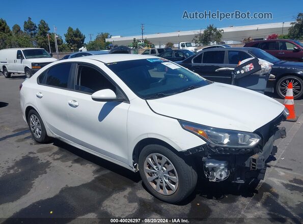 3KPF24AD9LE158295 2020 KIA FORTE Белый Передняя правая четверть