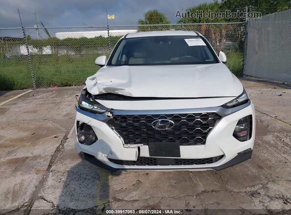 5NMS33AD7LH226950 2020 HYUNDAI SANTA FE Белый Вид щитка приборов