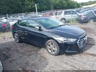 2018 Hyundai Elantra Sel Black vin: 5NPD84LF5JH281217