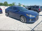 2018 Hyundai Sonata Sport Синий vin: 5NPE34AF8JH649721