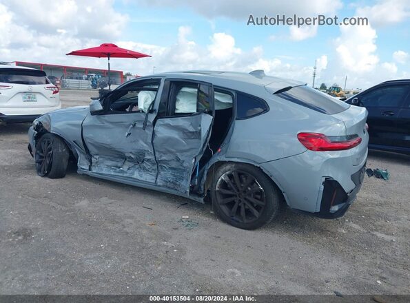 5UX33DT07R9V14782 2024 BMW X4 Серый Задняя левая четверть