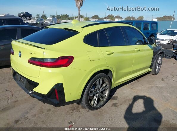 5YM23EC05P9T15821 2023 BMW X4 Зеленый Задняя правая четверть