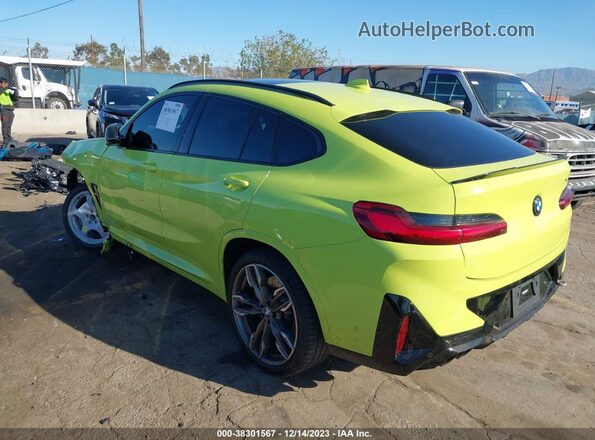 5YM23EC05P9T15821 2023 BMW X4 Зеленый Задняя левая четверть
