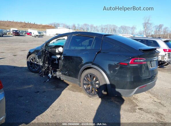 7SAXCDE57PF408446 2023 TESLA MODEL X Черный Задняя левая четверть