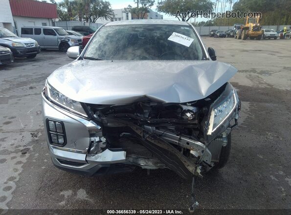 JA4AR3AU7LU019374 2020 MITSUBISHI OUTLANDER SPORT Серебряный Вид спереди