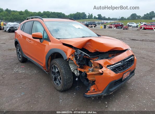 JF2GTAEC1LH219619 2020 SUBARU CROSSTREK Оранжевый Передняя правая четверть