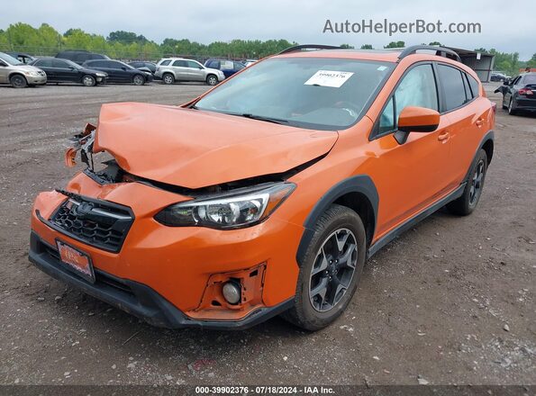 JF2GTAEC1LH219619 2020 SUBARU CROSSTREK Оранжевый Передняя левая четверть