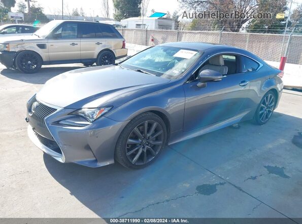 JTHHE5BC0G5011939 2016 LEXUS RC 350 Gray Առջևի ձախ երեք քառորդ տեսարան