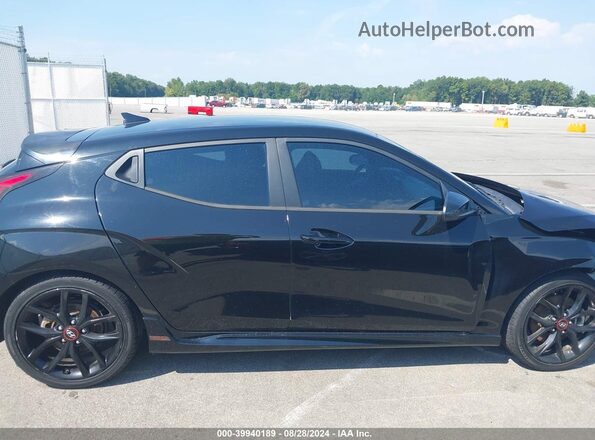 KMHTH6AB0LU021724 2020 HYUNDAI VELOSTER Черный Вид задней части салона