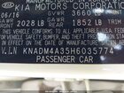 2017 Kia Rio Lx White vin: KNADM4A35H6035774