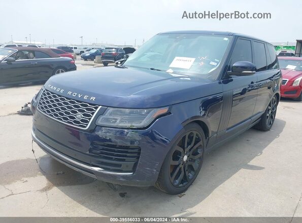 SALGS2SV7KA550427 2019 LAND ROVER RANGE ROVER Blue Przód lewy