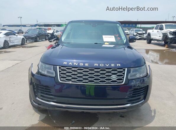 SALGS2SV7KA550427 2019 LAND ROVER RANGE ROVER Blue Widok wnętrza z tyłu