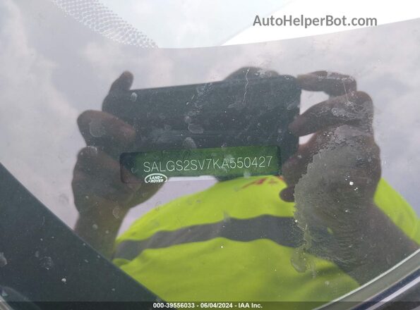 SALGS2SV7KA550427 2019 LAND ROVER RANGE ROVER Blue Widok komory silnika