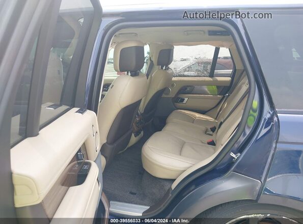 SALGS2SV7KA550427 2019 LAND ROVER RANGE ROVER Blue Widok naklejki z numerem VIN