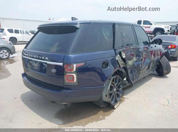 SALGS2SV7KA550427 2019 LAND ROVER RANGE ROVER Blue Tył prawy