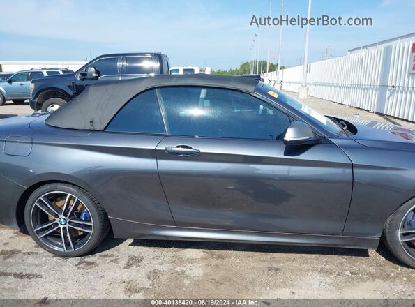 WBA2N1C55JVC28118 2018 BMW M2 Gray Widok wnętrza z tyłu