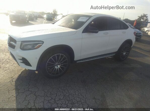 WDC0J4KB1KF543225 2019 MERCEDES-BENZ GLC 300 COUPE Белый Передняя левая четверть