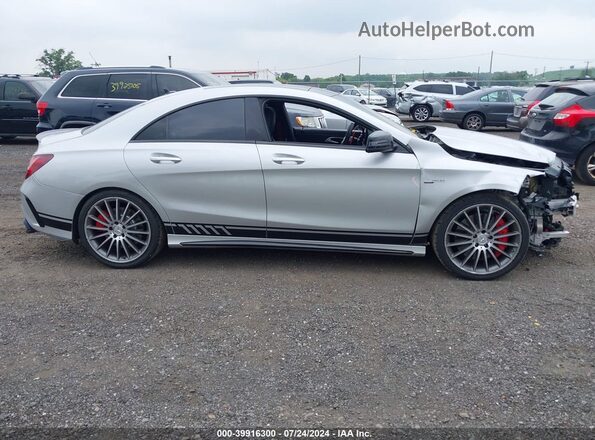 WDDSJ5CB2JN577753 2018 MERCEDES-BENZ AMG CLA 45 Серебряный Вид задней части салона