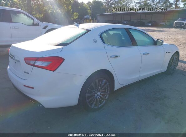 ZAM57XSA9J1300367 2018 MASERATI GHIBLI Белый Задняя правая четверть