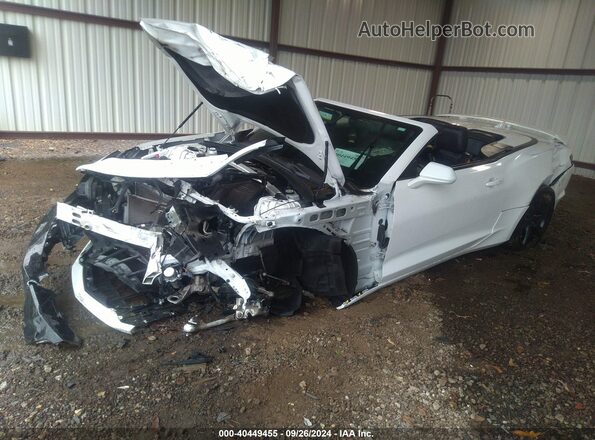 1G1FH3D78K0133192 2019 CHEVROLET CAMARO Белый Передняя левая четверть