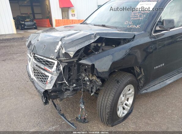 1GNSKBKC6LR123699 2020 CHEVROLET TAHOE Черный Вид спереди