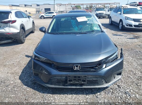 2HGFE2F20RH568677 2024 HONDA CIVIC Gray Widok zestawu wskaźników