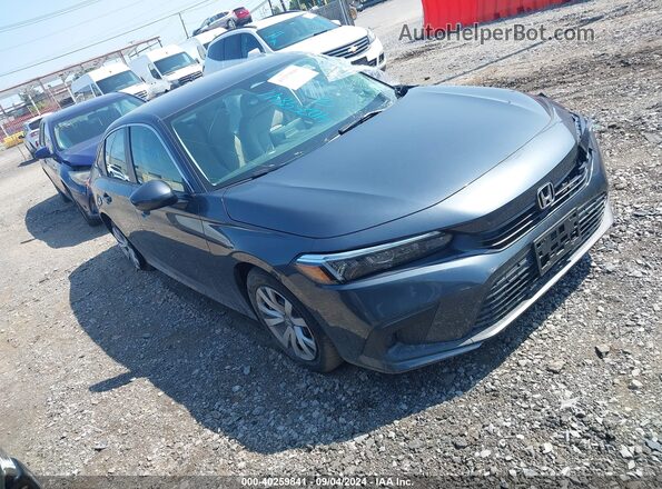 2HGFE2F20RH568677 2024 HONDA CIVIC Gray Przód prawy
