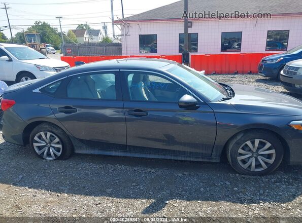 2HGFE2F20RH568677 2024 HONDA CIVIC Gray Widok wnętrza z tyłu