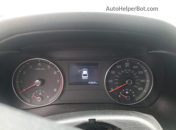 3KPF24AD1LE206422 2020 KIA FORTE Черный Вид щитка приборов