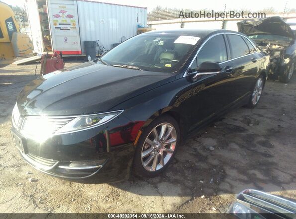 3LN6L2LU0GR603113 2016 LINCOLN MKZ HYBRID Черный Передняя левая четверть