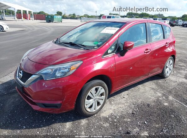 3N1CE2CP9KL365322 2019 NISSAN VERSA NOTE Красный Передняя левая четверть