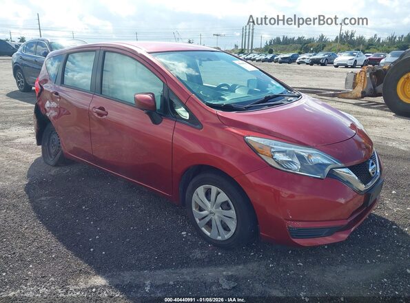 3N1CE2CP9KL365322 2019 NISSAN VERSA NOTE Красный Передняя правая четверть