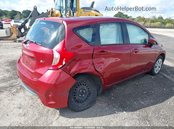 3N1CE2CP9KL365322 2019 NISSAN VERSA NOTE Красный Задняя правая четверть