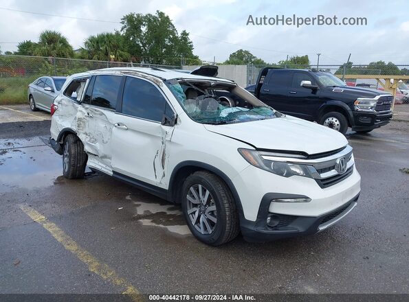 5FNYF6H53MB094161 2021 HONDA PILOT Белый Передняя правая четверть