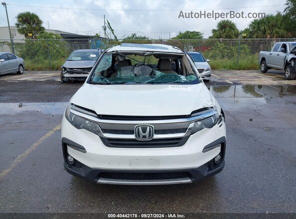 5FNYF6H53MB094161 2021 HONDA PILOT Белый Вид панели приборов