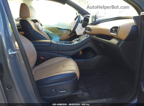 5NMS5DAL6MH347655 2021 HYUNDAI SANTA FE CALLIGRAPHY Gray Widok wnętrza z przodu