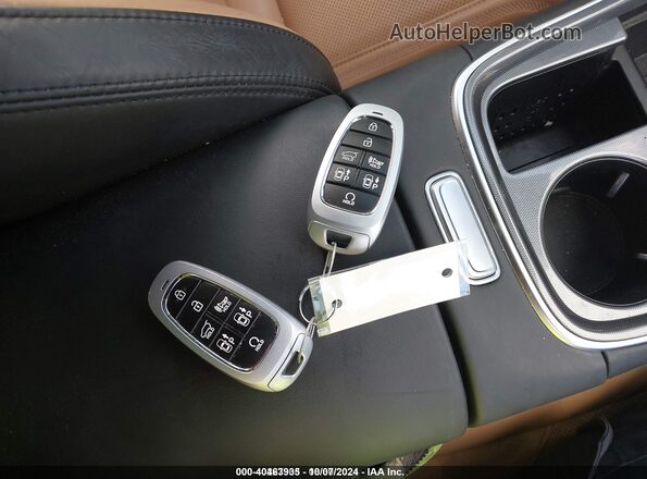 5NMS5DAL6MH347655 2021 HYUNDAI SANTA FE CALLIGRAPHY Gray Widok deski rozdzielczej