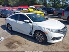 2018 Honda Civic Ex White vin: 19XFC2F75JE014180