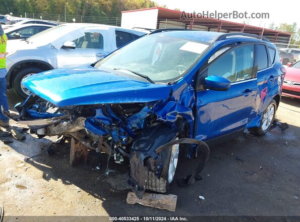 1FMCU9HD6KUA02517 2019 FORD ESCAPE Синий Передняя левая четверть
