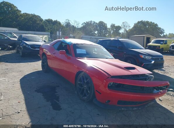 2C3CDZJG6LH230552 2020 DODGE CHALLENGER Красный Передняя правая четверть