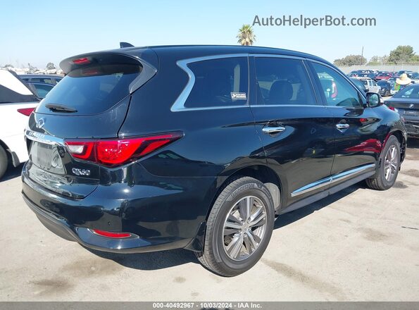 5N1DL0MM7LC548677 2020 INFINITI QX60 Черный Задняя правая четверть