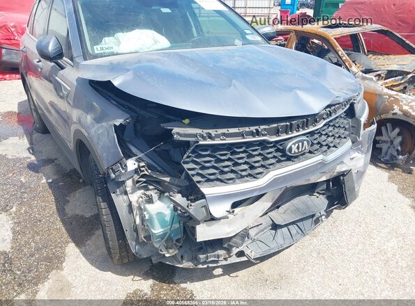 5XYRG4LC5MG032698 2021 KIA SORENTO Серый Вид спереди
