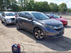 2017 Honda Cr-v Lx Gray vin: 7FARW5H39HE003465