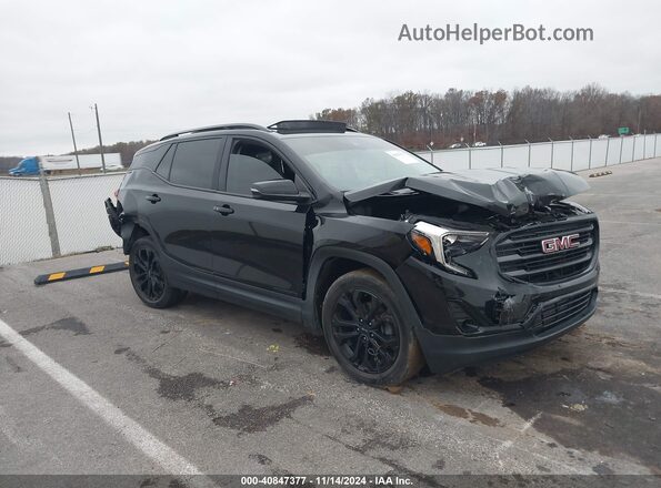 3GKALPEV5ML395752 2021 GMC TERRAIN Черный Передняя правая четверть