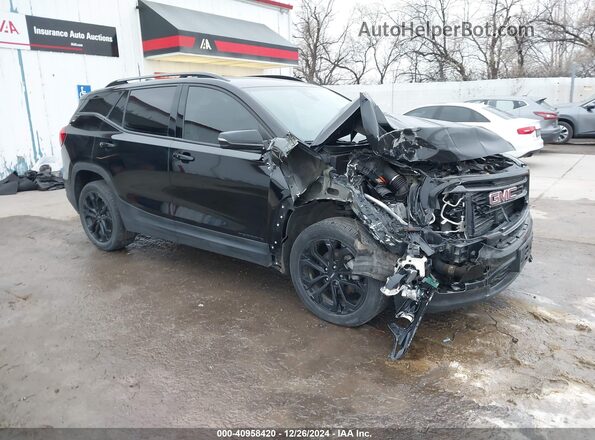 3GKALVEV2ML366200 2021 GMC TERRAIN Черный Передняя правая четверть