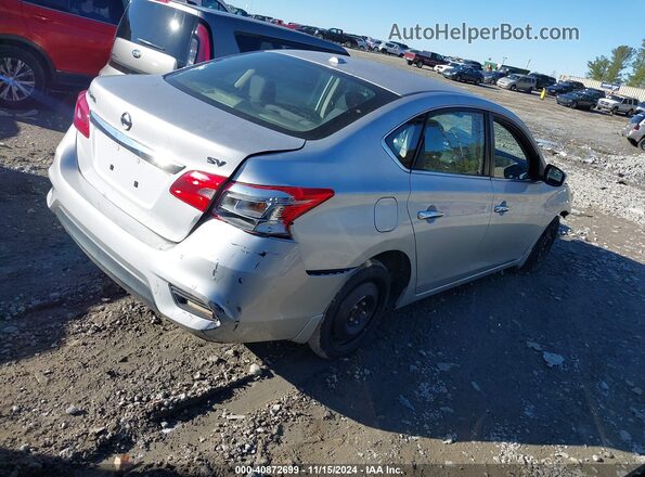 3N1AB7AP2JL661636 2018 NISSAN SENTRA Silver Задня права чверть