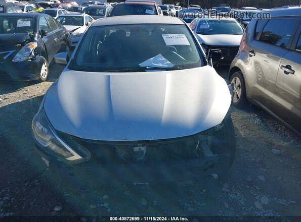 3N1AB7AP2JL661636 2018 NISSAN SENTRA Silver Вид щитка приладів