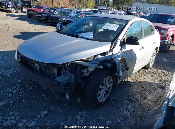 3N1AB7AP2JL661636 2018 NISSAN SENTRA Silver Панорамний вид салону 360°